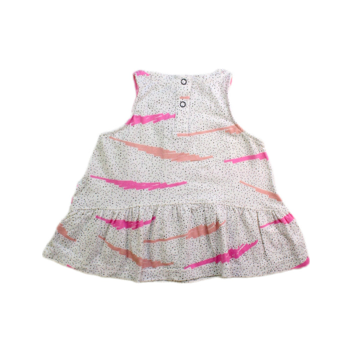 A White Sleeveless Dresses from The Bonnie Mob in size 12-18M for girl. (Back View)