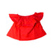 A Red Sleeveless Tops from Seed in size 4T for girl. (Front View)