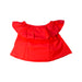 A Red Sleeveless Tops from Seed in size 4T for girl. (Back View)