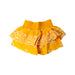 A Yellow Shorts from Seed in size 4T for girl. (Back View)