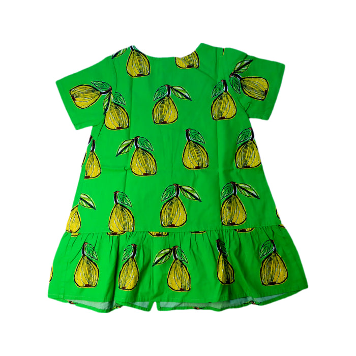 A Green Short Sleeve Dresses from Jim Thompson in size 4T for girl. (Back View)