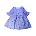 A Blue Long Sleeve Dresses from Seed in size 4T for girl. (Front View)
