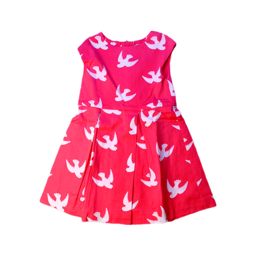 A Pink Sleeveless Dresses from Jacadi in size 4T for girl. (Front View)
