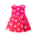 A Pink Sleeveless Dresses from Jacadi in size 4T for girl. (Front View)