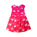 A Pink Sleeveless Dresses from Jacadi in size 4T for girl. (Back View)