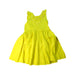 A Yellow Sleeveless Dresses from Petit Bateau in size 4T for girl. (Back View)