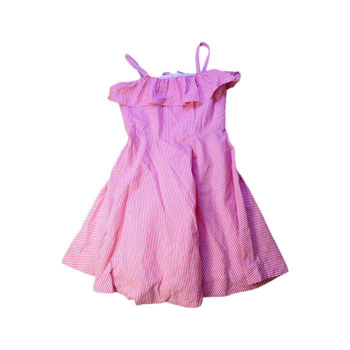 A Pink Sleeveless Dresses from Polo Ralph Lauren in size 8Y for girl. (Front View)