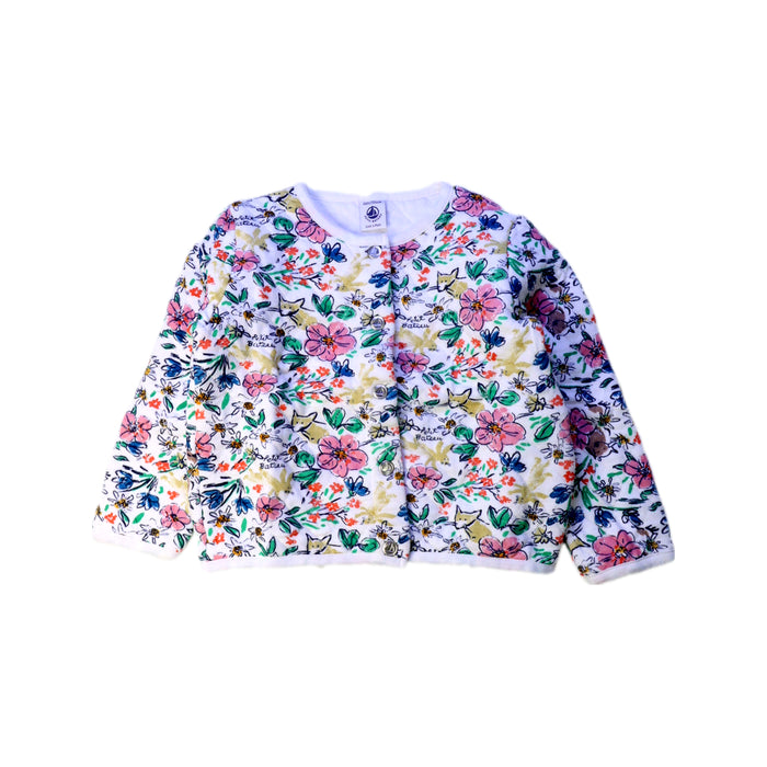 A Multicolour Cardigans from Petit Bateau in size 4T for girl. (Front View)
