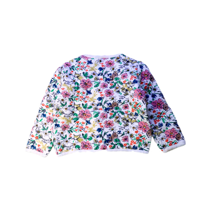A Multicolour Cardigans from Petit Bateau in size 4T for girl. (Back View)