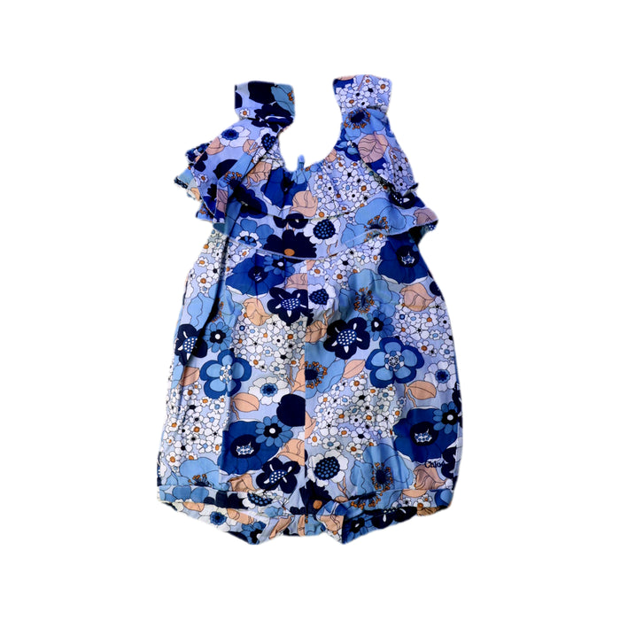 A Multicolour Sleeveless Rompers from Chloe in size 2T for girl. (Front View)