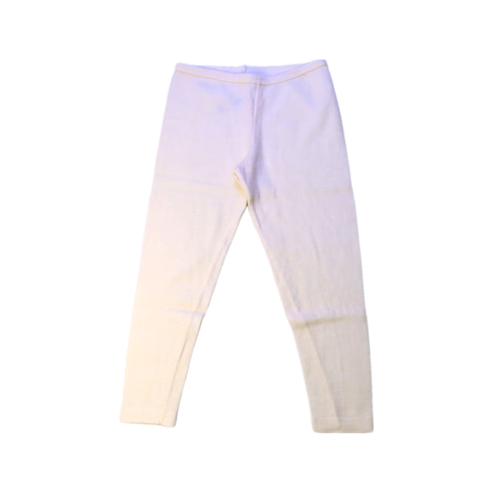 A Beige Leggings from Petit Bateau in size 4T for girl. (Front View)