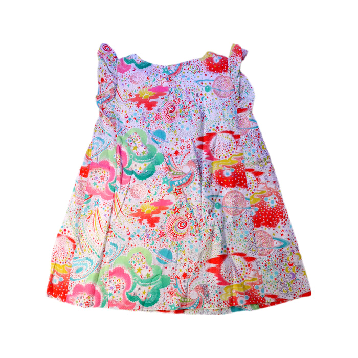 A Multicolour Sleeveless Dresses from Bonpoint in size 4T for girl. (Back View)