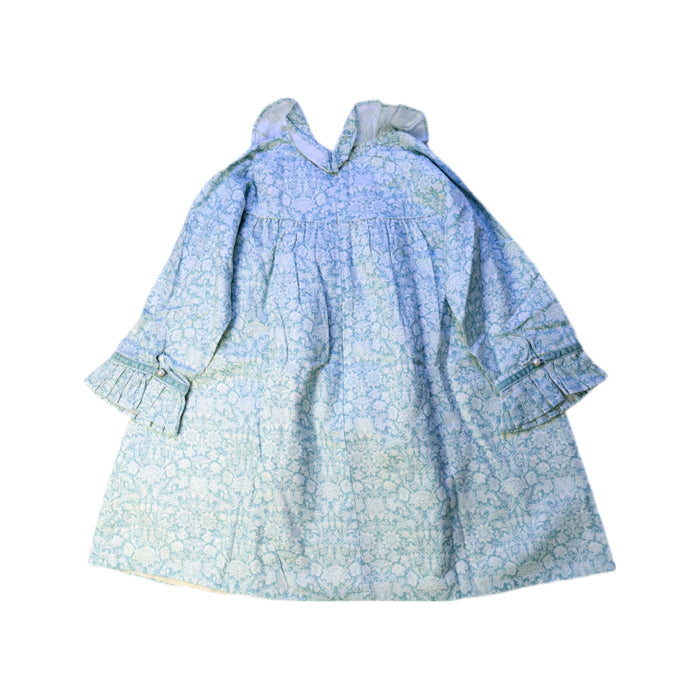 A Blue Long Sleeve Dresses from Tartine et Chocolat in size 4T for girl. (Back View)