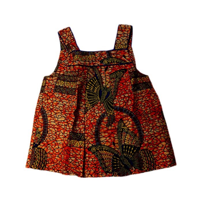 A Red Sleeveless Tops from Bonpoint in size 4T for girl. (Front View)