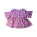 A Pink Short Sleeve Tops from Polo Ralph Lauren in size 3T for girl. (Back View)