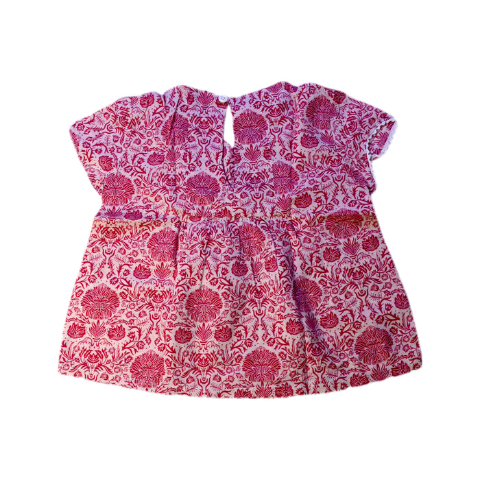 A Pink Short Sleeve Tops from Neck & Neck in size 4T for girl. (Back View)