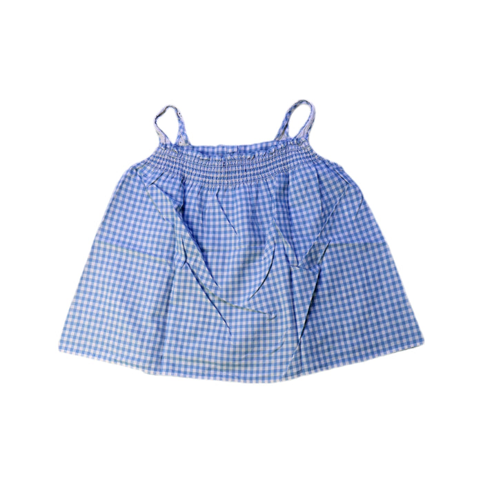A Blue Sleeveless Tops from Ralph Lauren in size 12-18M for girl. (Back View)