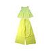 A Green Pants Sets from DPAM in size 8Y for girl. (Front View)