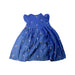 A Blue Sleeveless Dresses from Bout'Chou in size 2T for girl. (Back View)