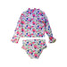 A Multicolour Swim Sets from Janie & Jack in size 3T for girl. (Back View)