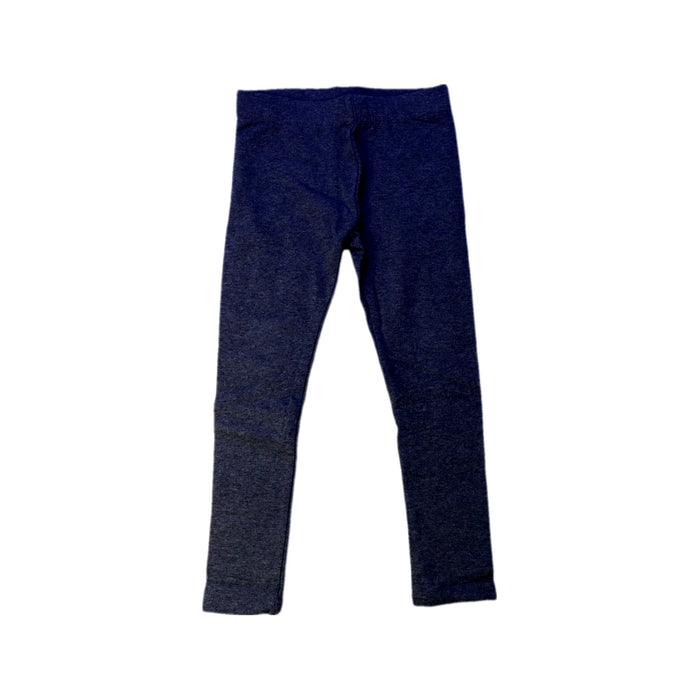 A Blue Leggings from Seed in size 3T for girl. (Front View)