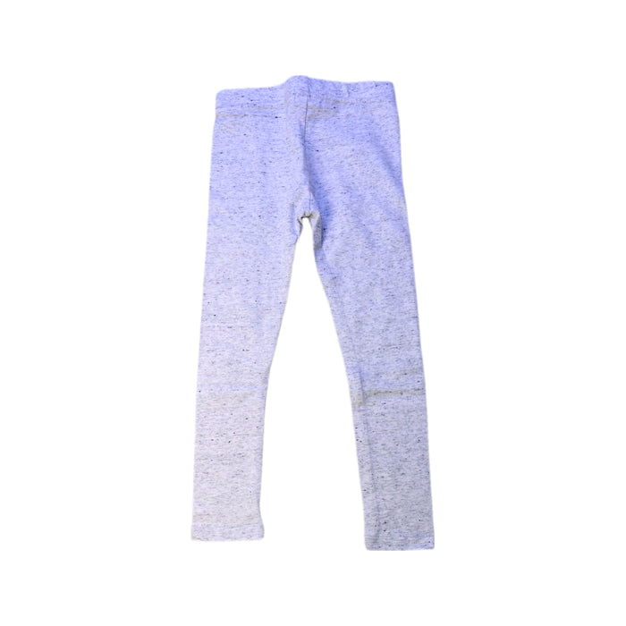 A Grey Leggings from Seed in size 3T for girl. (Back View)