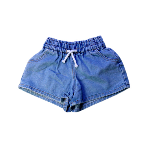 A Blue Shorts from Seed in size 3T for girl. (Front View)