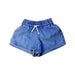A Blue Shorts from Seed in size 3T for girl. (Front View)
