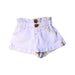 A White Shorts from Seed in size 3T for girl. (Front View)