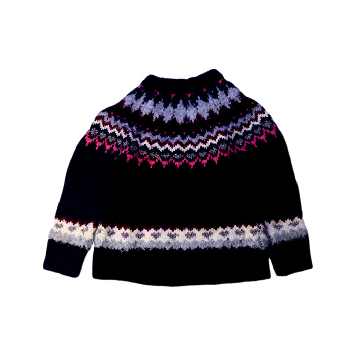 A Black Knit Sweaters from Crewcuts in size 3T for girl. (Back View)