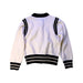 A White Buttoned Sweatshirts from Jacadi in size 6T for girl. (Back View)