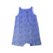 A Blue Sleeveless Rompers from Petit Bateau in size 2T for neutral. (Back View)