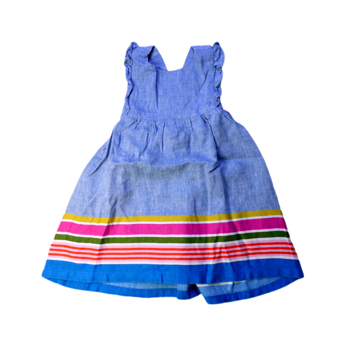 A Blue Sleeveless Dresses from Boden in size 2T for girl. (Front View)