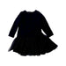 A Black Long Sleeve Dresses from Petit Bateau in size 3T for girl. (Front View)