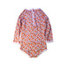 A Orange Long Sleeve Bodysuits from Seed in size 3T for girl. (Back View)