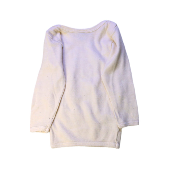 A Ivory Long Sleeve Tops from Petit Bateau in size 3T for neutral. (Back View)