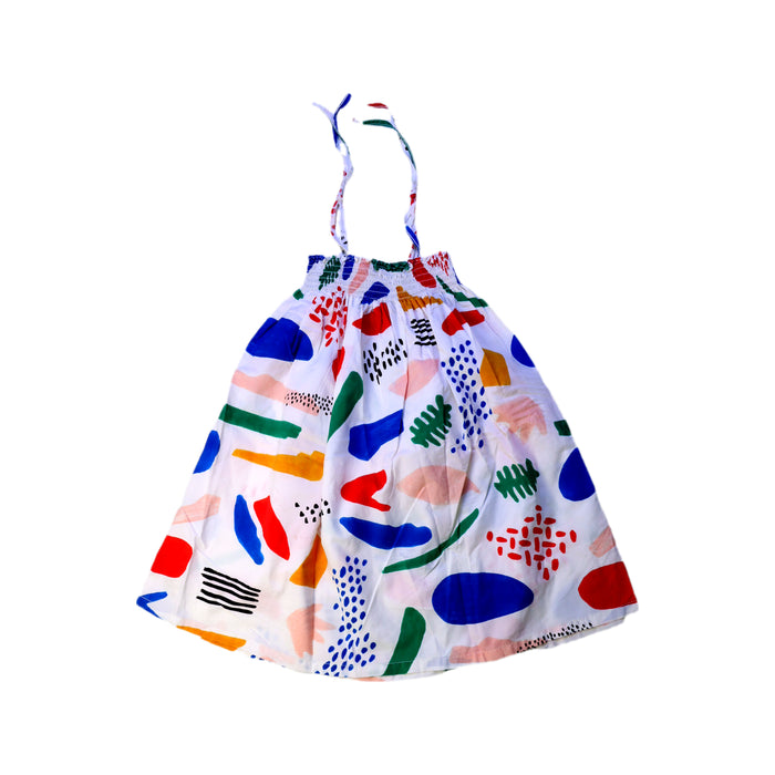 A Multicolour Sleeveless Dresses from Bobo Choses in size 2T for girl. (Back View)
