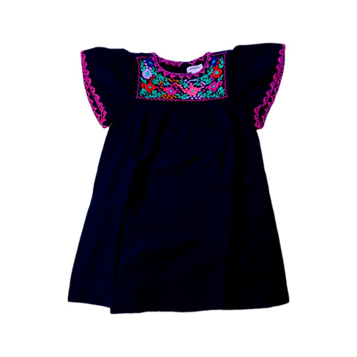 A Navy Short Sleeve Dresses from Crewcuts in size 3T for girl. (Front View)