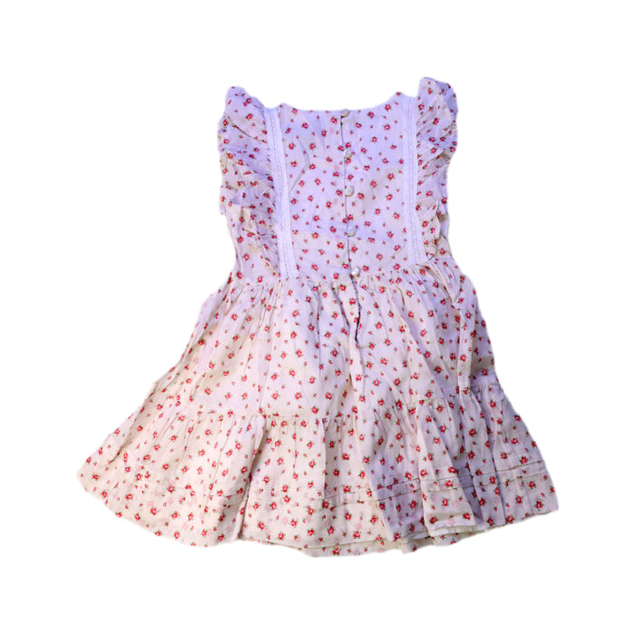 A White Sleeveless Dresses from Polo Ralph Lauren in size 3T for girl. (Back View)