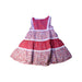 A Red Sleeveless Dresses from Boden in size 2T for girl. (Front View)
