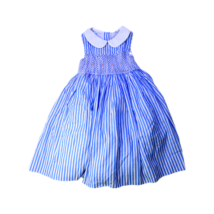 A Blue Sleeveless Dresses from Polo Ralph Lauren in size 3T for girl. (Front View)