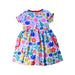 A Multicolour Short Sleeve Dresses from Boden in size 2T for girl. (Back View)