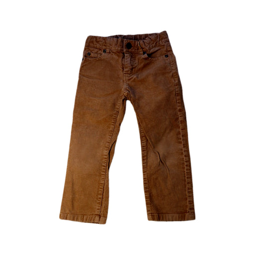 A Brown Casual Pants from Janie & Jack in size 3T for boy. (Front View)
