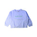 A Blue Crewneck Sweatshirts from Cyrillus in size 4T for girl. (Front View)