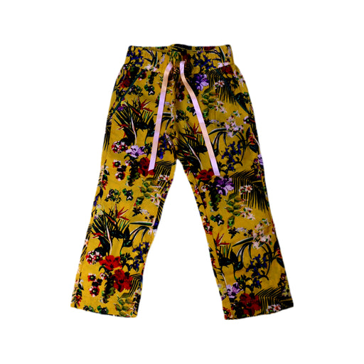A Yellow Casual Pants from Excuse My French in size 2T for girl. (Front View)