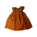 A Brown Sleeveless Dresses from Bout'Chou in size 3T for girl. (Front View)