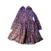 A Multicolour Long Sleeve Dresses from Jacadi in size 5T for girl. (Back View)