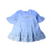 A Blue Long Sleeve Dresses from Seed in size 3T for girl. (Front View)