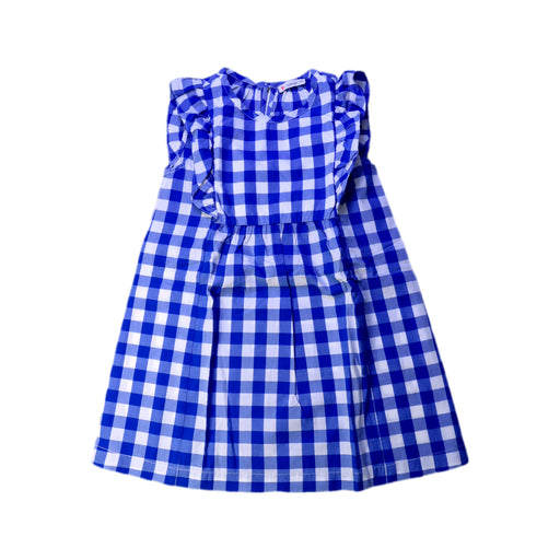 A Blue Sleeveless Dresses from Crewcuts in size 4T for girl. (Front View)