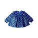 A Blue Long Sleeve Tops from Monoprix in size 3T for girl. (Front View)